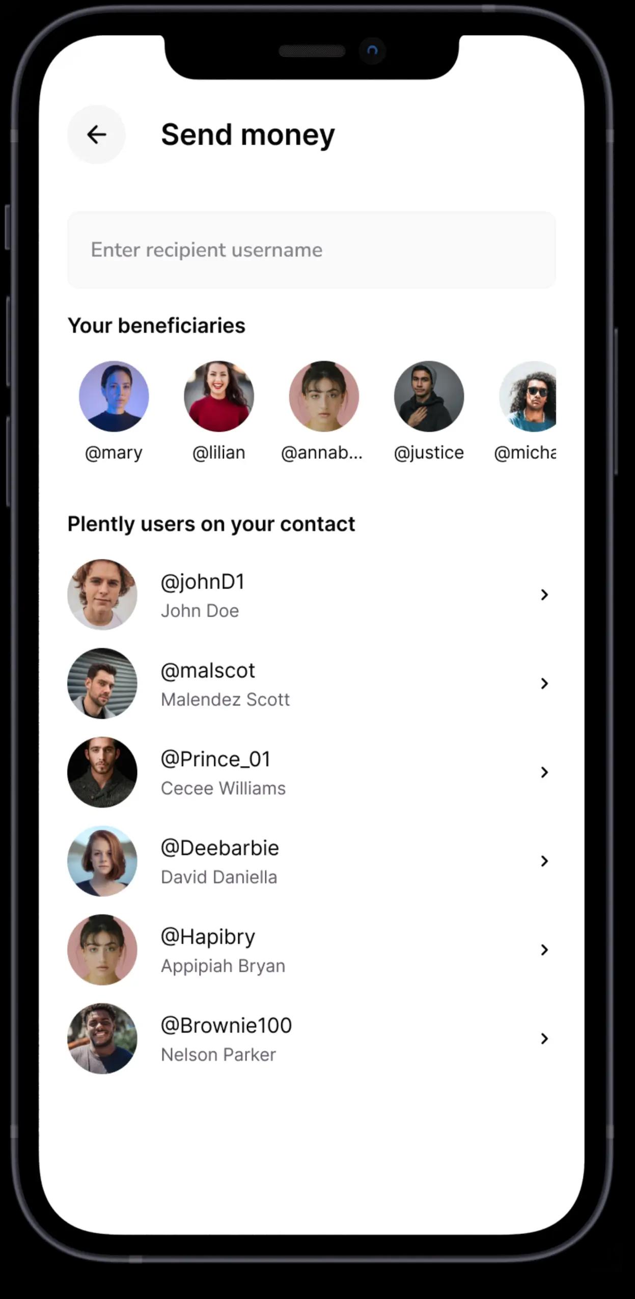 Peer To Peer Mobile Screen